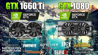 GTX 1660 Ti vs GTX 1080 Test in 8 Games