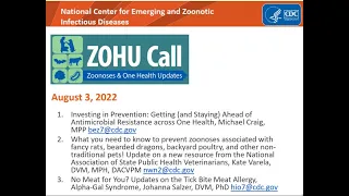 CDC ZOHU Call August 3, 2022