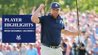 Bryson DeChambeau Shoots 7-Under to Finish Second! | Round 4 Highlights | 2024 PGA Championship