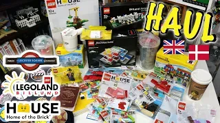 GIANT LEGO HAUL from The LEGO House, LEGOLAND Billund and LEICESTER SQUARE