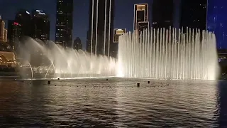 The Dancing Fountains of Dubai- Burj Khalifa. - Gibson Mwaita.