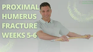 Proximal Humerus Fracture Weeks 5-6 | Active Light Shoulder Strengthening & Mobilization | Phase IV