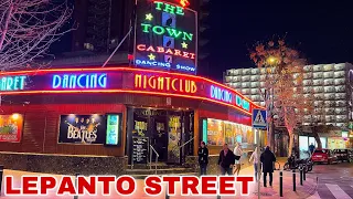 Benidorm Lepanto Street - Night Entertainment in Spring! #benidormbyana