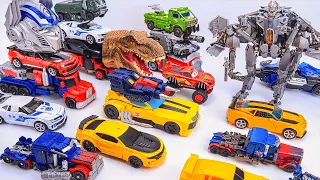 Different Transformers Leader OPTIMUS PRIME: Robot Tobot Truck Toys - Dark of the Moon Stop motion