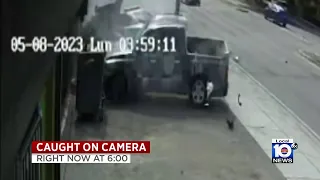 Video shows recent police-involved crash in Miami-Dade