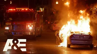 Cops Scramble to Protect Neighborhood After Car Explodes into Flames | Nightwatch | A&E