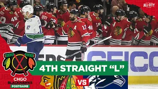 Nick Foligno, Chicago Blackhawks fall in hard-fought battle vs Canucks | CHGO Blackhawks Postgame