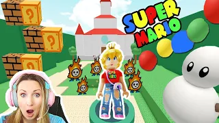 The Super Mario Bros Roblox OBBY Gameplay with Princess Peach