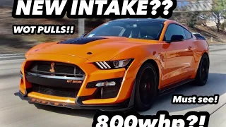 GT500 JLT INTAKE INSTALL !! (WOT PULLS)     Must see****