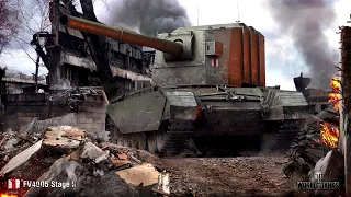 World of Tanks FV4005 — Топовые выстрелы. Ваншоты. | FV4005 Stage II Highlights — destructive shot