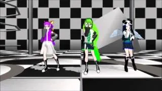 MMD Chocalate Disco By The 3 Sister Utau Models