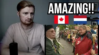 Why The Dutch Love Canadians | Canadian Veterans Celebrated in The Netherlands (BRITISH REACTION)