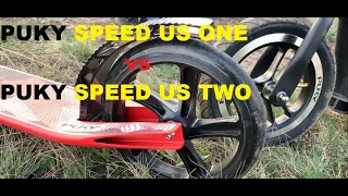 Самокат PUKY Speed Us Two против PUKY Speed Us One.                             Досуг на карантине.