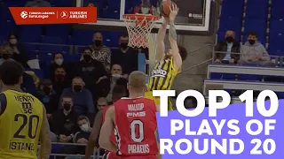 Top 10 Plays | Round 20 | Turkish Airlines EuroLeague