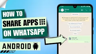 How to Share Apps on Whatsapp | How to Send App in Whatsapp ✅ | Send Apk