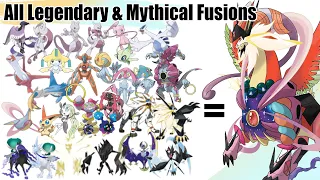 All Legendary & Mythical Pokémon Fusion by Types | All 18 Types | Max S