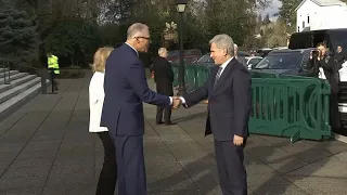 President of Finland visits Washington state