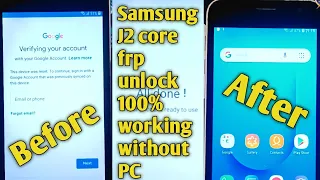 Samsung J2 Core FRP Bypass 2022( SM J260 ) Unlock Google Account Bypass Without Pc | No bluetooth