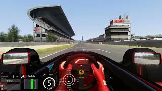 Assetto Corsa Barcelona GP Ferrari 643 1991 ASR v1.0d World Record 1:24.158 Onboard