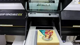 Печать икон с рельефным золочением на принтере Mimaki UJF-3042 MkII