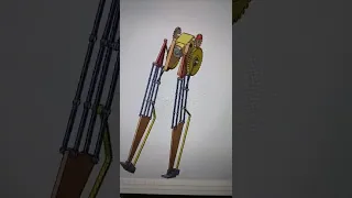 Humanoid Walking Mechanism #solidworks #cad