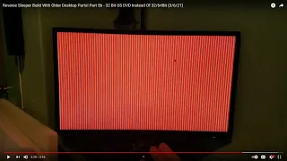 Orange Screen and White Lines (OSOD) How I fixed it (4/23/21)