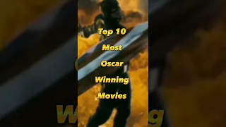 Top 10 Most Oscar Winning Movies. #shortfeed #youtubeshorts #top10