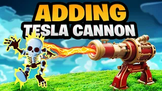 Adding Tesla Cannon | ZAP them all! | Part 22