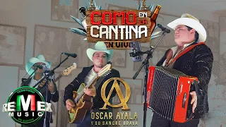 Oscar Ayala y Su Sangre Brava - Como En La Cantina En Vivo (Full Video)