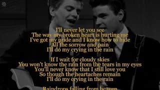Crying In the Rain - Everly Brothers (Lyric video) [HQ]