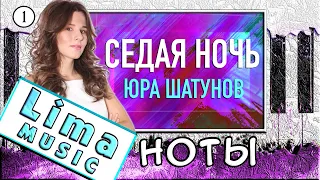 Седая Ночь На Пианино РАЗБОР + НОТЫ 🎹 Как Играть (Обучение)