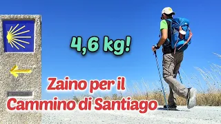 Il mio zaino ultralight e lowcost per il Cammino di Santiago! | Estate 2022 | 900km | Packing list