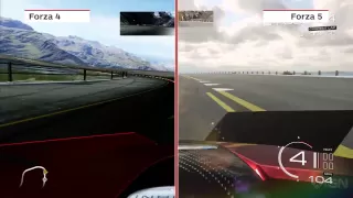 Forza 4 vs Forza 5 Graphics Comparison - Bernese Alps