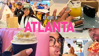 48 Hours in ATLANTA vlog: Baecation, unlimited drinks & trying new foods!