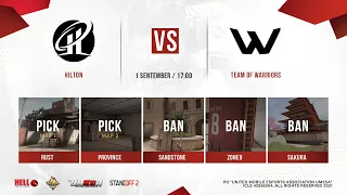 Hilton vs Team Warriors - GLOBAL PRO LEAGUE STANDOFF 2