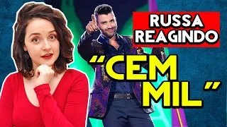 REAÇÃO | Gusttavo Lima - Cem Mil | Gringa Reage | GRINGA RUSSA REAGINDO | React