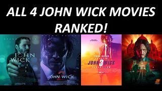 All 4 John Wick Movies Ranked (Least Epic to Best) (W/ John Wick: Chapter 4 2023)