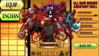 Shadow Fight 2 The Most Powerful All Raid Bosses Assistant Skill