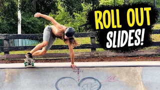 Your new FAVORITE TRICK?! How to ROLL OUT SLIDE on a SURF SKATE!