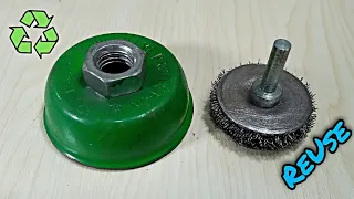 Brilliant ideas of Angle Grinder and Drill Wire Brush Recycle Hacks ■ DIY