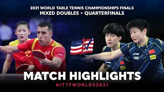 Robles A./Xiao M. vs Wang C./Sun Y. | 2021 World Table Tennis Championships Finals | XD | QF