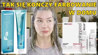 DELOKORYZACJA I FARBOWANIE W DOMU 🔵 PROSALON COLORPEEL i FARBY FANOLA 🔵 PRAWIE idealna