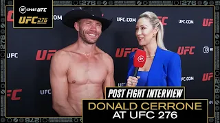 Donald "Cowboy" Cerrone on his retirement! 🤠 | UFC 276 Post Fight Interview