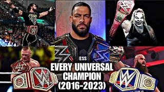 Every universal champion (2016-2023) @ratedrcity654