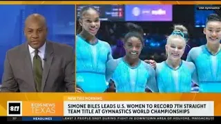 Simone Biles leads U.S. women to record 7th straight team title