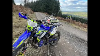 Hard Enduro Practice on Sherco SE 125