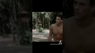 Jean-Claude Van Damme in Kickboxer: Training vs tree🔥  #shorts  #martialarts #kickboxer #jcvd