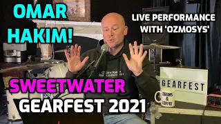 Drum Teacher Reacts: OMAR HAKIM | Live Performance With 'Ozmosys' | Sweetwater | GearFest (2021)
