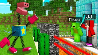 JJ and Mikey Protect Base from Boxy Boo in Minecraft Challenge (Maizen Mizen Mazien) Parody