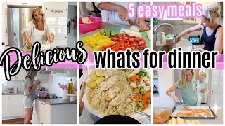 *NEW* WHATS FOR DINNER // COOK WITH ME // 5 BUDGET EASY MEALS // TIFFANI BEASTON HOMEMAKING 2020